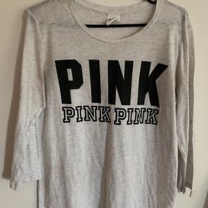 PINK 3/4 Sleeve Shirt